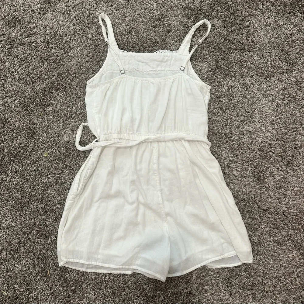 Abercrombie kids, white romper size 15-16